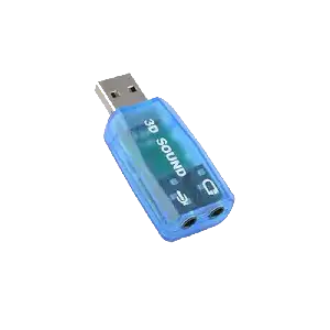 USB SOUND CARD VIRTUAL 5.1 WITH MIC INPUT 